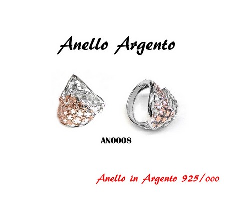 AN0008 ANELLI DONNA IN ARGENTO 925/000